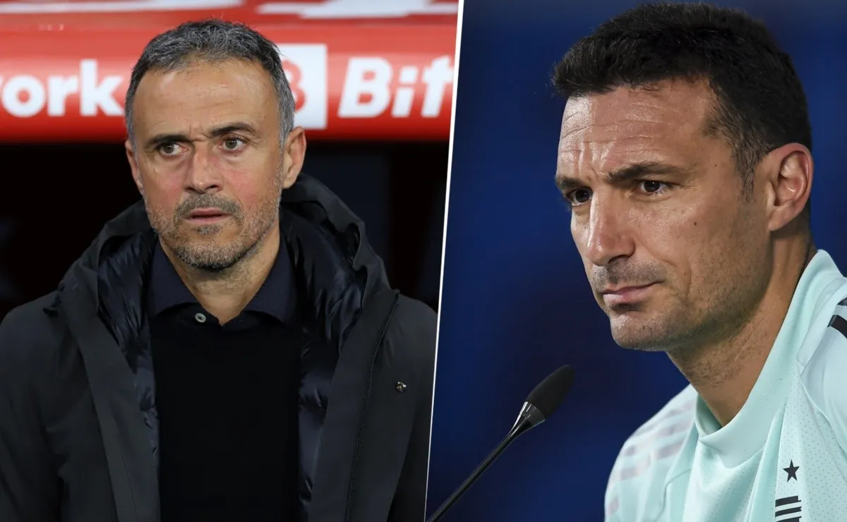 Luis Enrique desea arruinar el plan de Scaloni de enfrentarse a las selecciones europeas.