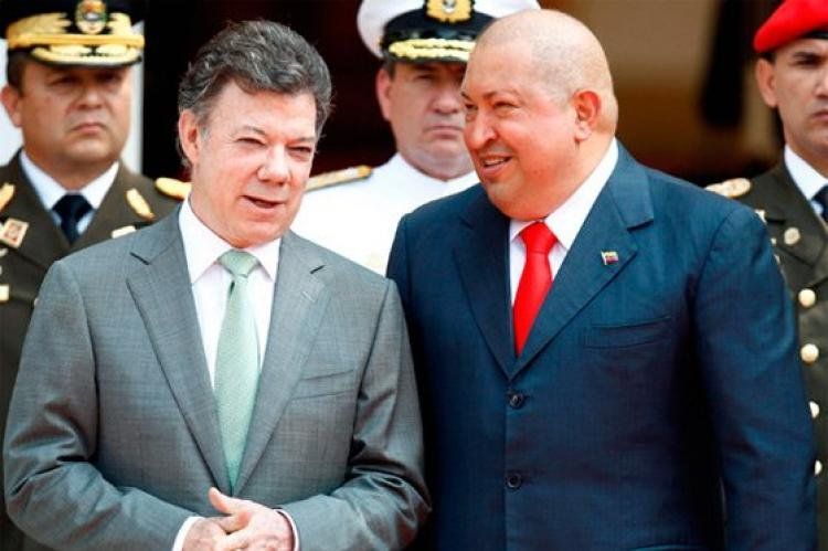Juan Manuel Santos, con cáncer de próstata, y Hugo Chávez, que ha sufrido un cáncer de carácter desconocido.