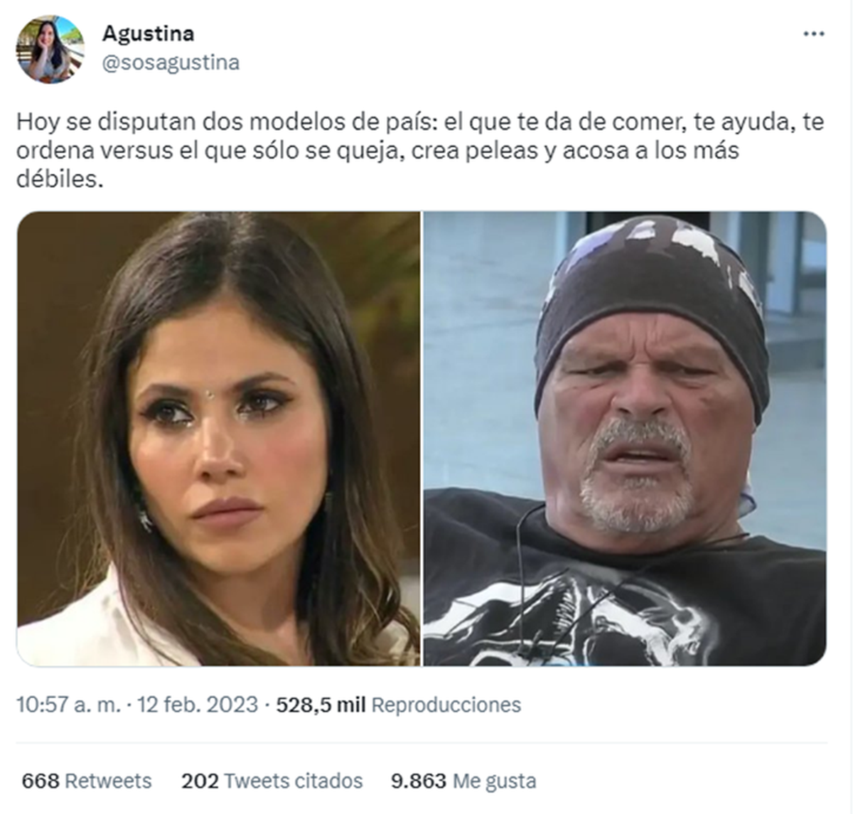 En Twitter calentaron la placa de Gran Hermano politizándola.