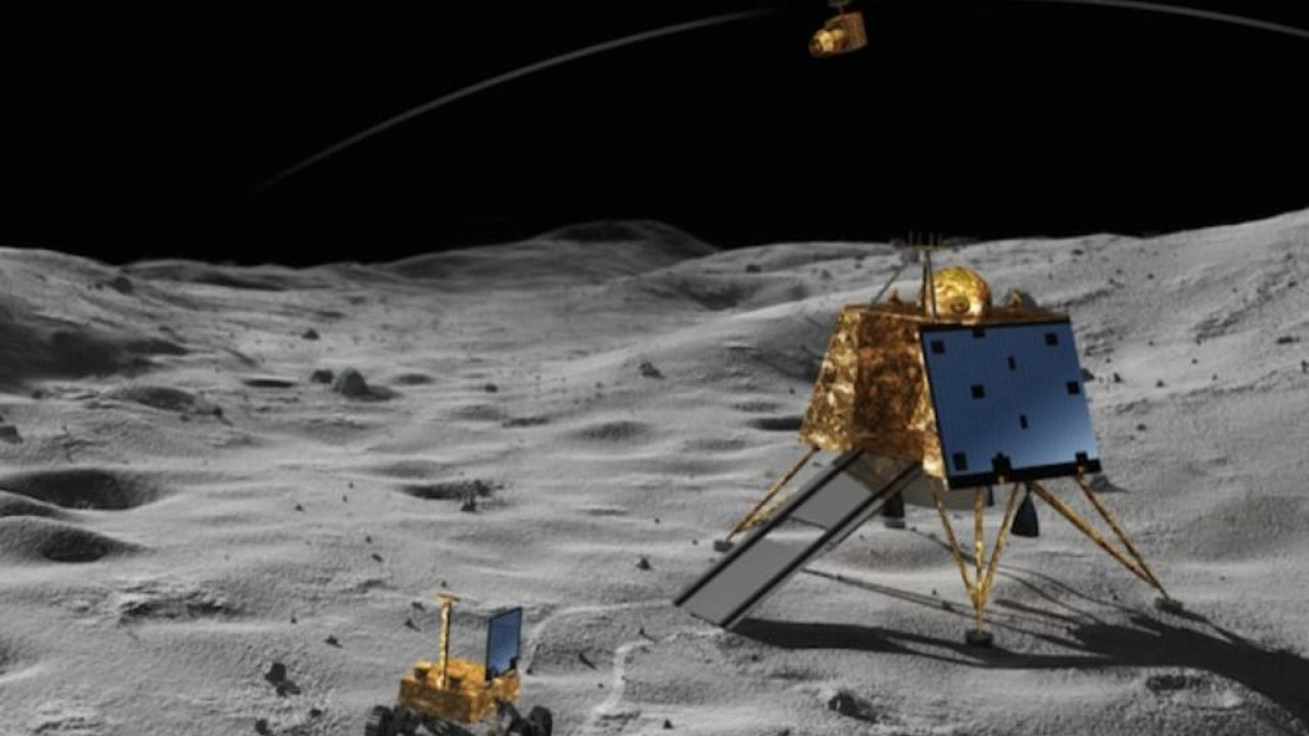 Con la misión Chandrayaan 3 India logró ubicar la primera estación humana en la desconocida y codiciada región circumpolar del polo sur de la Luna. Con la misión Chandrayaan 3 India logró ubicar la primera estación humana en la desconocida y codiciada región circumpolar del polo sur de la Luna.