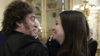 Javier Milei y la ministra de Capital Humano, Sandra Pettovello. Javier Milei y la ministra de Capital Humano, Sandra Pettovello.
