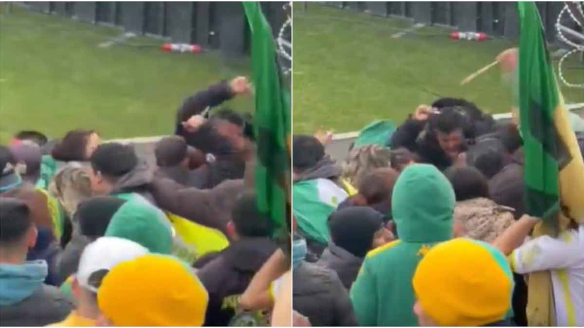 Tres barras de Aldosivi no podrán ingresar a los estadios debido a que se les aplicó el derecho de admisión tras los incidentes en el partido ante Newell’s. (Foto: Captura de TV) Tres barras de Aldosivi no podrán ingresar a los estadios debido a que se les aplicó el derecho de admisión tras los incidentes en el partido ante Newell’s. (Foto: Captura de TV)