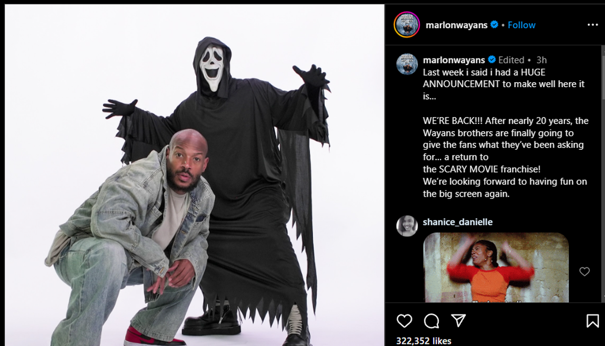 La publicación en IG. La publicación en IG.