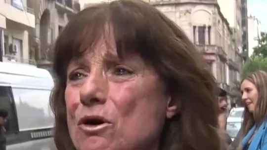 Vilma Ripoll al salir del Congreso ( foto desde el lugar) Vilma Ripoll al salir del Congreso ( foto desde el lugar)