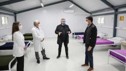 Alberto F. y Jorge Macri en Campo 1, aislamiento en barrios populares y atención con la violencia