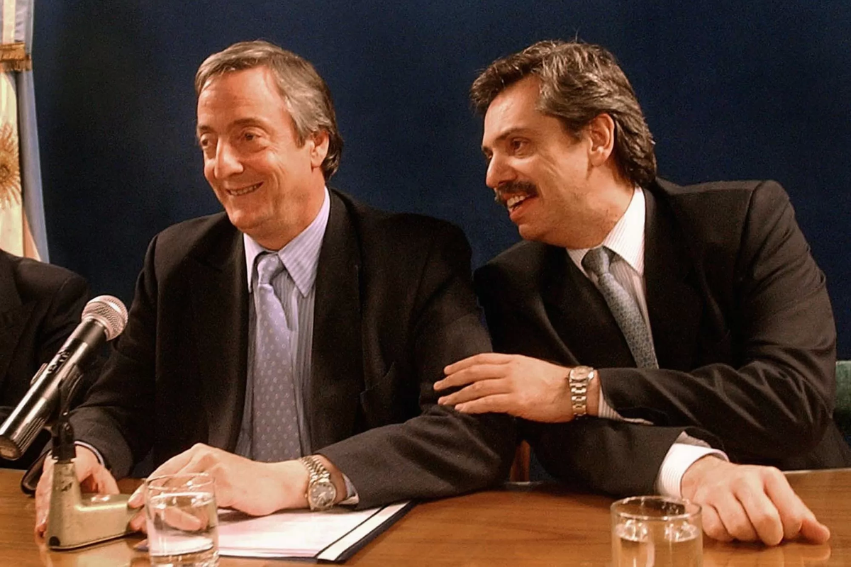 Néstor Kirchner y Alberto Fernández.