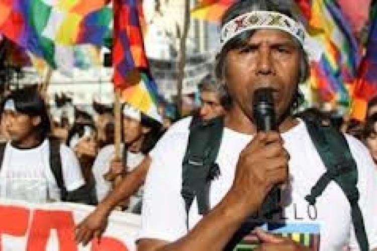 Feliz Díaz, líder de la comunidad Quóm