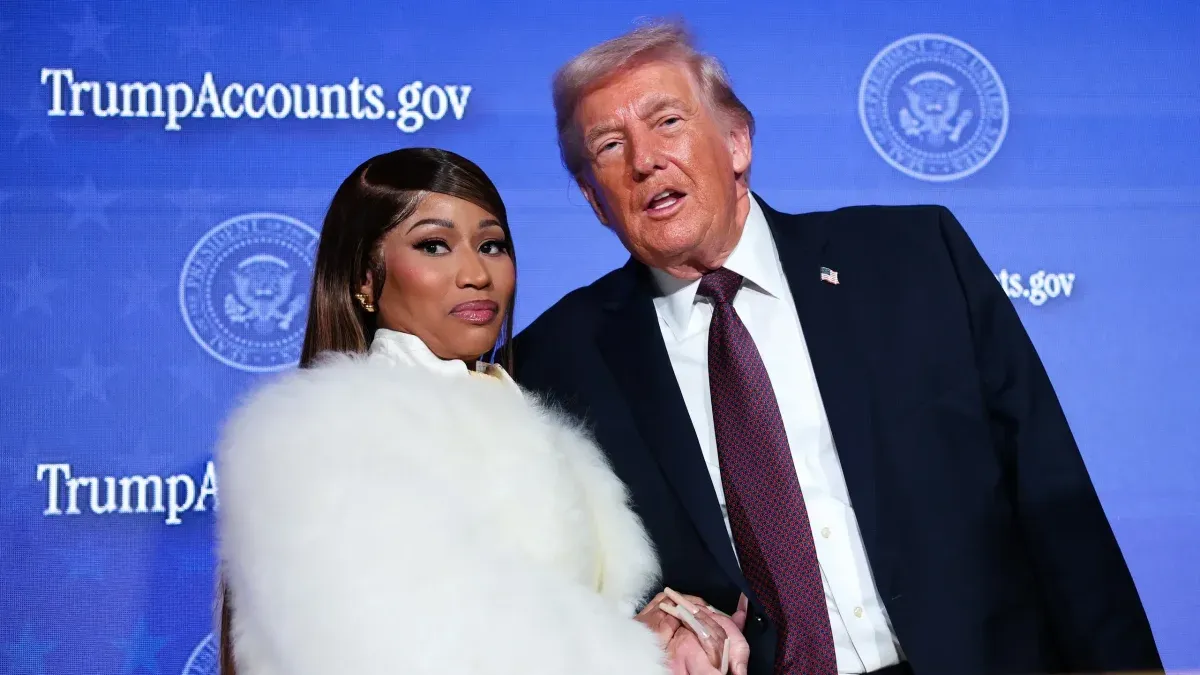 Nicki Minaj y Donald Trump.