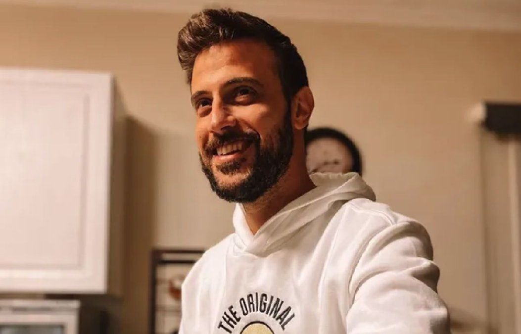 La reacción de Diego Leuco luego del saludo de Messi a Sofi Martínez.