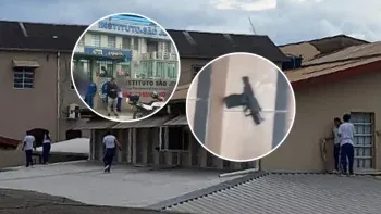 Impactante video del tiroteo en una escuela en Brasil: epidemia con menores asesinos