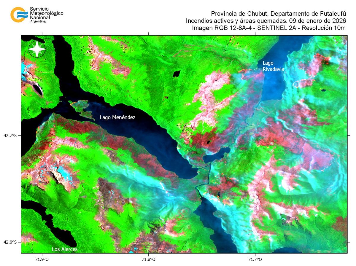Imagen del después en Futaleufú. Imagen del después en Futaleufú.