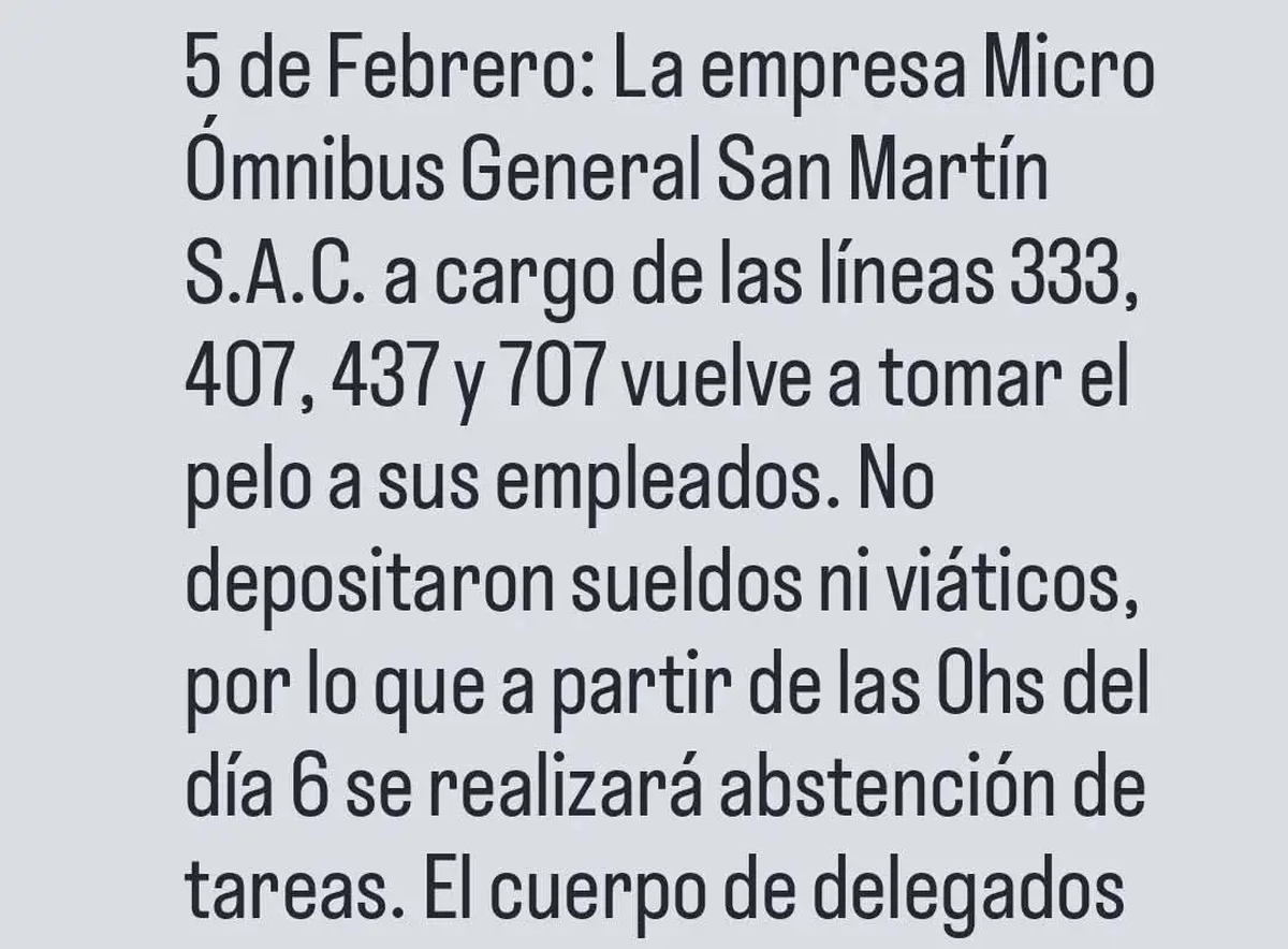 Los mensajes de los trabajadores en redes sociales y mensajes de whatsapp sobre el paro. Los mensajes de los trabajadores en redes sociales y mensajes de whatsapp sobre el paro.
