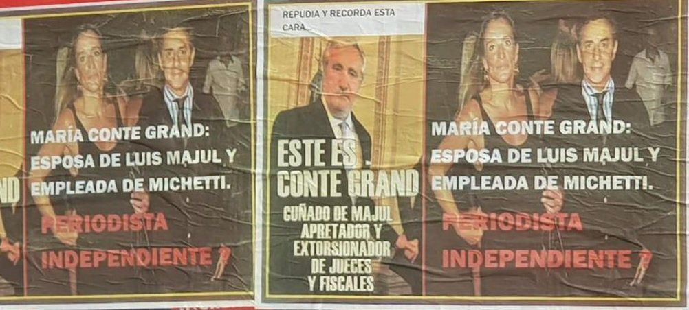 Majul furioso por escrache contra su primo Conte Grand el procurador