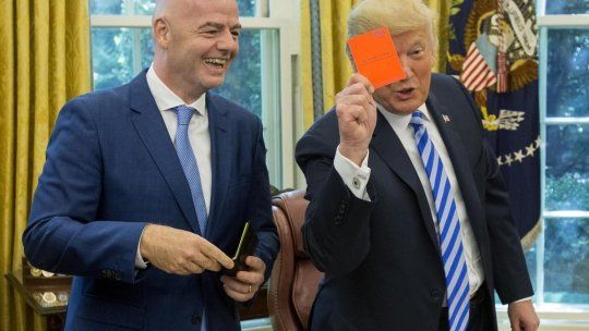 Gianni Infantino y Donald Trump Gianni Infantino y Donald Trump