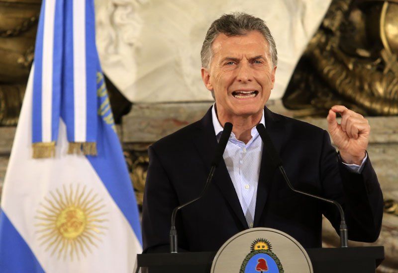 El presidente Mauricio Macri.