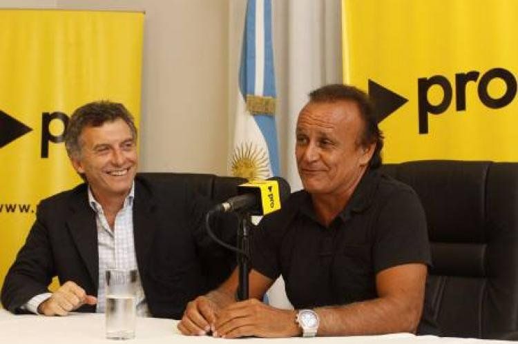 Mauricio Macri y Miguel Del Sel.