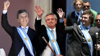 Macri, Fernàndez y Milei Macri, Fernàndez y Milei