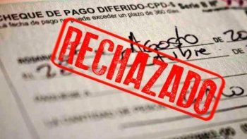 Mala señal: Volvieron a aumentar los cheques rechazados