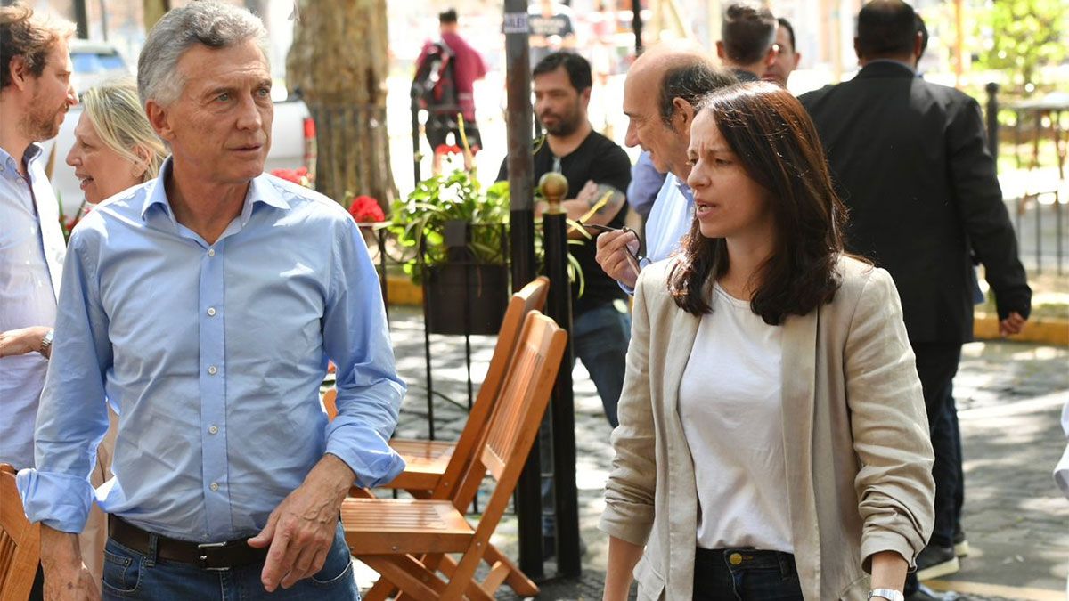 El exPresidente estuvo en Vicente López junto a la intendente en ejercicio, Soledad Martínez, quien busca retener el cargo. El exPresidente estuvo en Vicente López junto a la intendente en ejercicio, Soledad Martínez, quien busca retener el cargo.