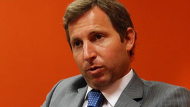Rogelio Frigerio (n): El legislador porteño aseguró que será el próximo presidente del Banco Ciudad (de Buenos Aires).