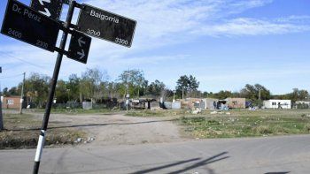 El lugar de la balacera en la zona noroeste de Rosario. El lugar de la balacera en la zona noroeste de Rosario.