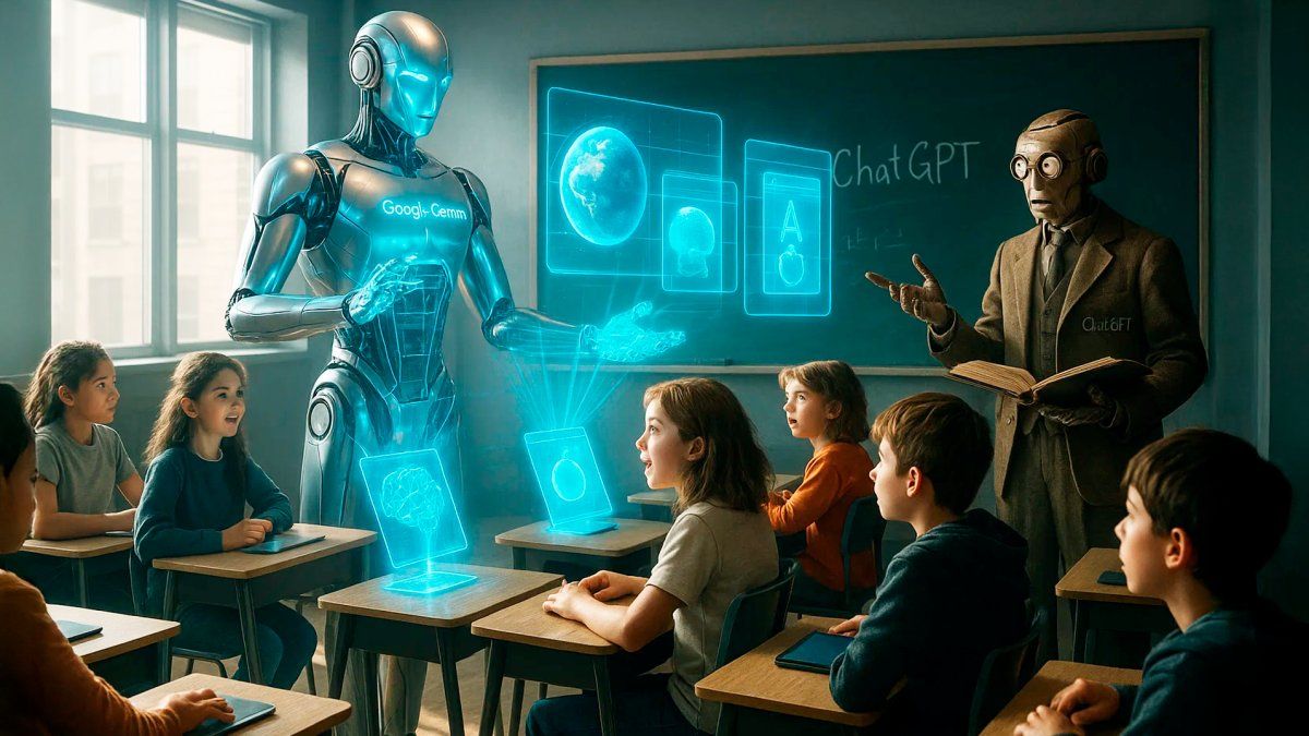 Google contraataca a OpenAI: La <b>inteligencia artificial</b> va a reemplazar a los profesores? thumbnail