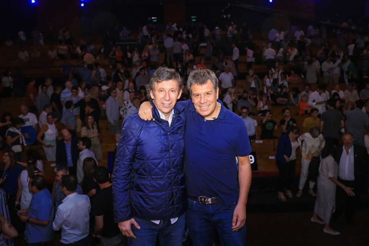 Gustavo Posse y Facundo Manes. Foto NA Gustavo Posse y Facundo Manes. Foto NA