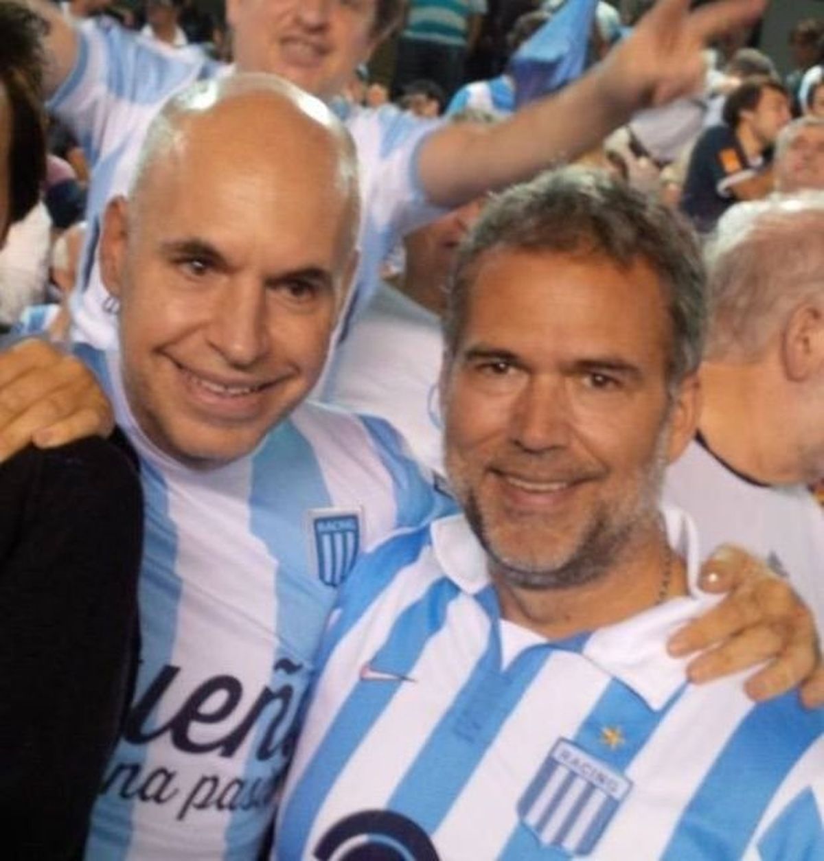 Horacio Rodríguez Larreta y su hermano. 