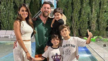 Lionel Messi, Antonela Roccuzzo, Thiago, Mateo y Ciro comienzan la mudanza a Miami. Lionel Messi, Antonela Roccuzzo, Thiago, Mateo y Ciro comienzan la mudanza a Miami.