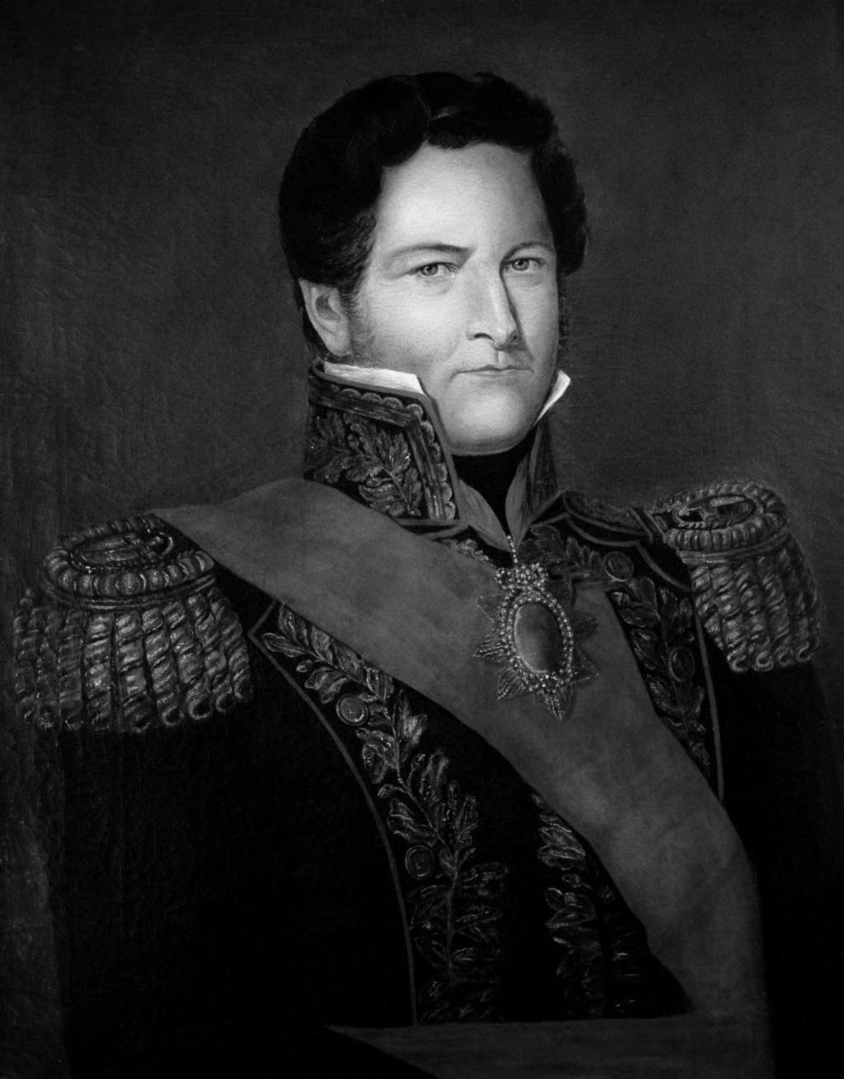 Juan Manuel de Rosas, en retrato de 1820. Juan Manuel de Rosas, en retrato de 1820.
