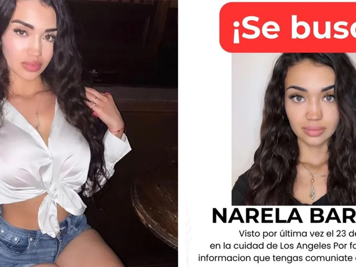 Narela Barreto es buscada intensamente en Los Ángeles Narela Barreto es buscada intensamente en Los Ángeles