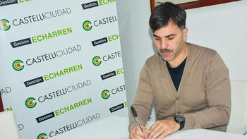 Francisco Echarren, intendente de Castelli, desembarca en el ministerio de Transporte. Foto: Facebook. Francisco Echarren, intendente de Castelli, desembarca en el ministerio de Transporte. Foto: Facebook.