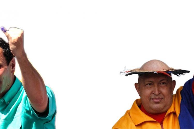 Capriles y Chávez se enfrentarán en unos días.