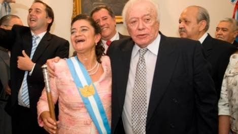 Bombón Mercado y su sobrina Lucía Corpacci.