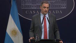 El jefe de Gabinete, Manuel Adorni. El jefe de Gabinete, Manuel Adorni.