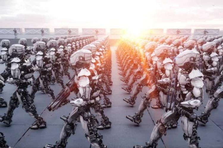 Ejércitos de robots inteligentes: el sueño de varios. Ejércitos de robots inteligentes: el sueño de varios.
