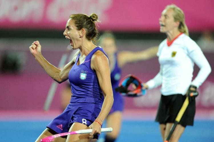 Luciana Aymar, héroe de Las Leonas.