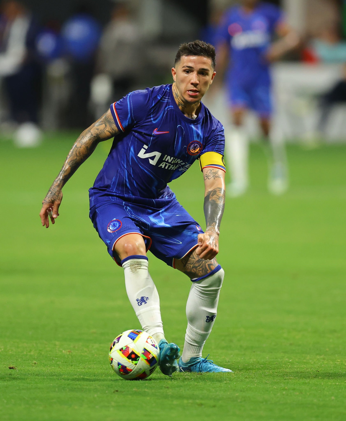 Enzo Fernández, capitán del Chelsea Enzo Fernández, capitán del Chelsea