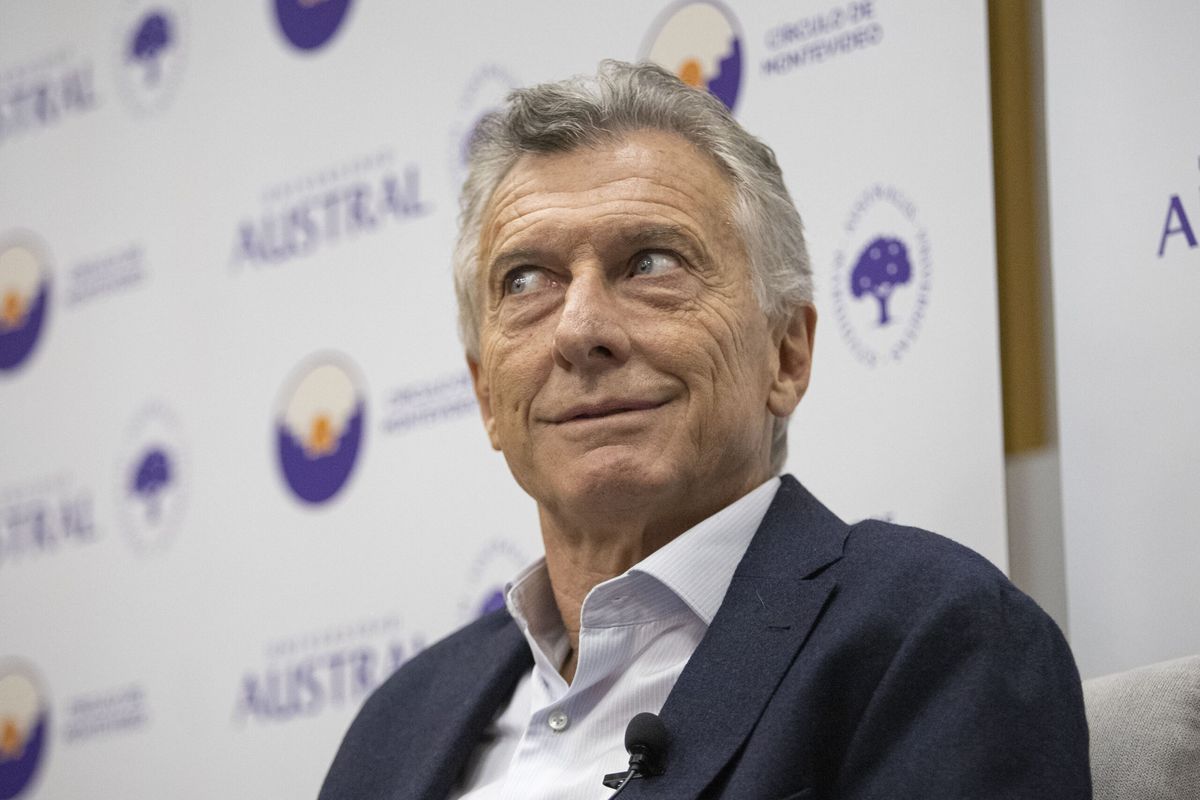 Mauricio Macri en la Universidad Austral. Mauricio Macri en la Universidad Austral.