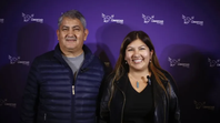El diputado de La Libertad Avanza en PBA, Ramón Vera, junto a su hija, Andrea Vera, que es diputada nacional.