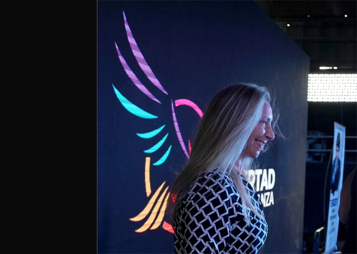 Karina Milei en San Miguel de Tucumán. Karina Milei en San Miguel de Tucumán.