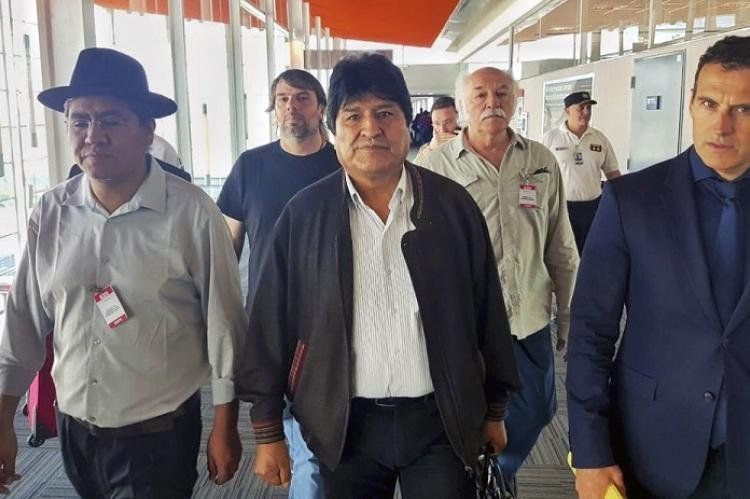 Evo Morales está en el país como refugiado político.