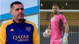 JuanRomán Riquelme apunta muy fuerte para que R Brey sea el arquero titularde Boca y, de a poco, le da salida a Sergio Romero.