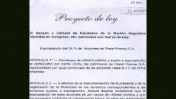 altText(Papel Prensa (y Clarín) en la mira: Hay proyecto de expropiación)}