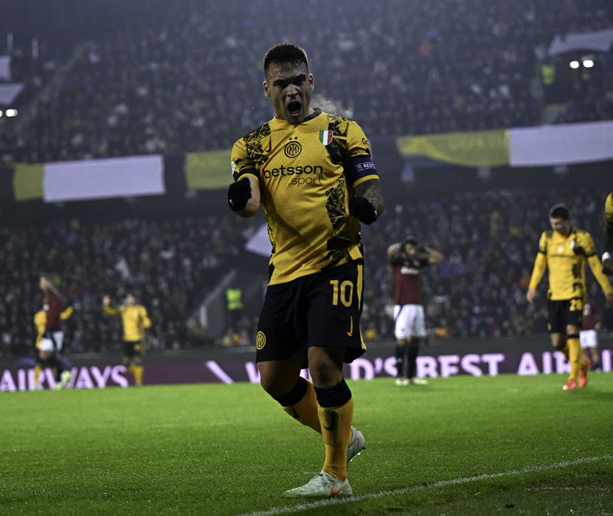 Lo grita con todo: Lautaro Martínez marcó un golazo Lo grita con todo: Lautaro Martínez marcó un golazo