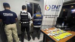 El dinero secuestrado que estaba en posesión del senador argentino. El dinero secuestrado que estaba en posesión del senador argentino.