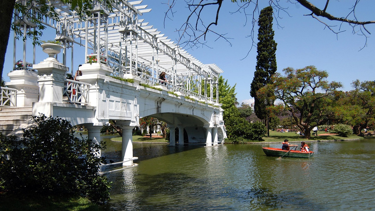 Lagos de Palermo en Buenos Aires. Lagos de Palermo en Buenos Aires.