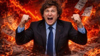 Javier Milei va por más, mientras la economía está que arde. Javier Milei va por más, mientras la economía está que arde.