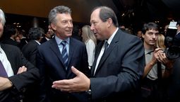 Ernesto Sanz y Mauricio Macri.