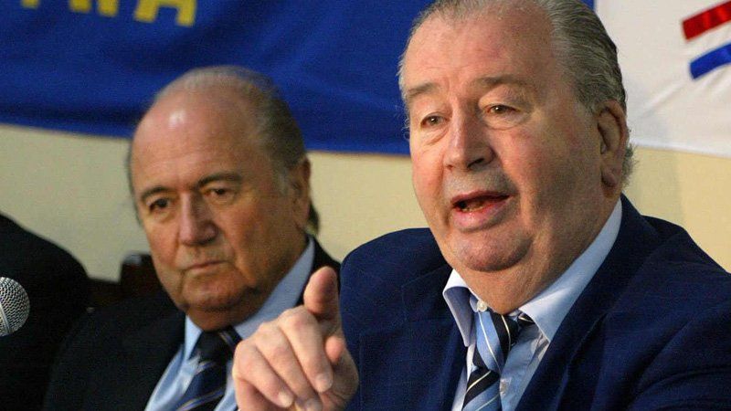 Julio Grondona y Sepp Blatter. Julio Grondona y Sepp Blatter.